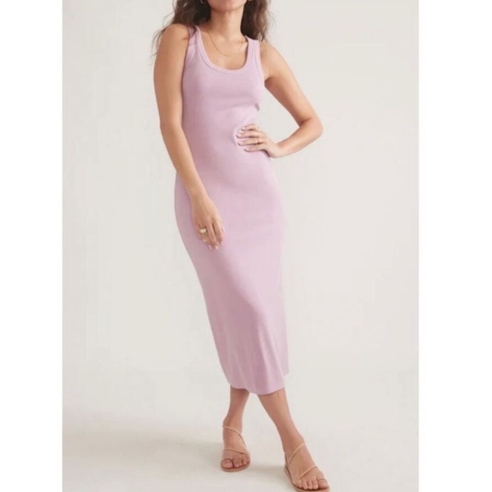 Marine Layer Lexi Sun-in Ribbed Dress NEW
